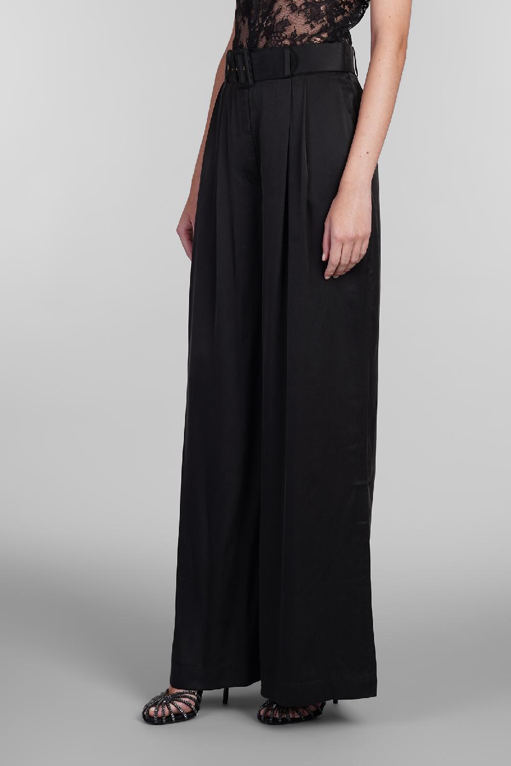 Deliberti Zimmermann Pantalone In Seta Nera Cod. 407182 - Deliberti The Luxury Shopping