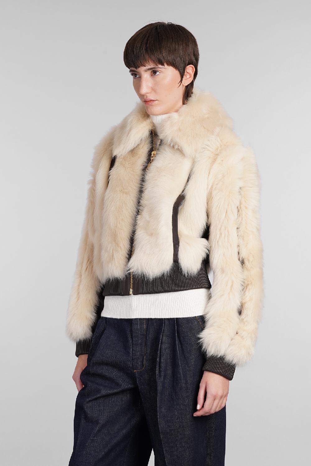 Deliberti Zimmermann Pelliccia In Pelle Beige Cod. 406983 - Deliberti The Luxury Shopping