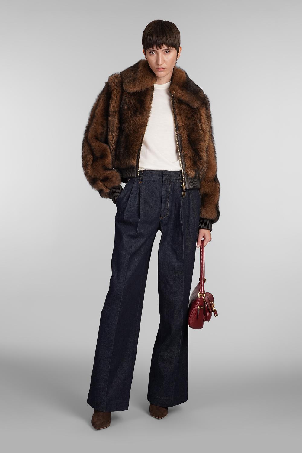 Deliberti Zimmermann Pelliccia In Pelle Marrone Cod. 406982 - Deliberti The Luxury Shopping