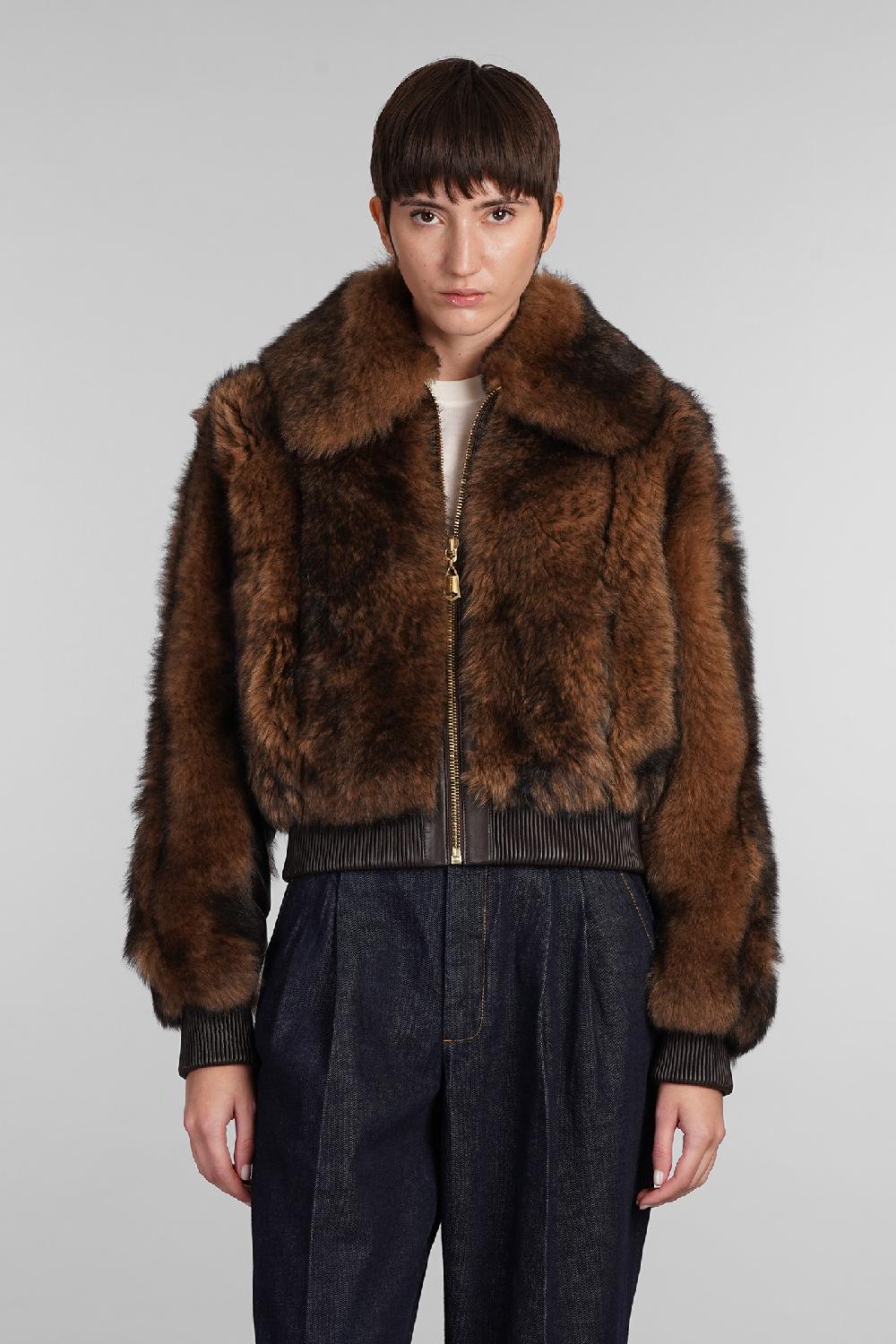 Deliberti Zimmermann Pelliccia in pelle marrone cod. 406982 - Deliberti The Luxury Shopping