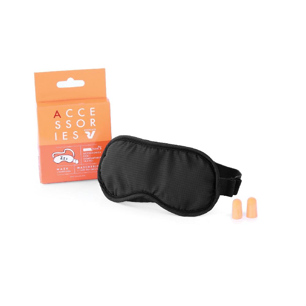 Roncato Maschera da viaggio con tappi smart travel nero Negozio Online Roncato