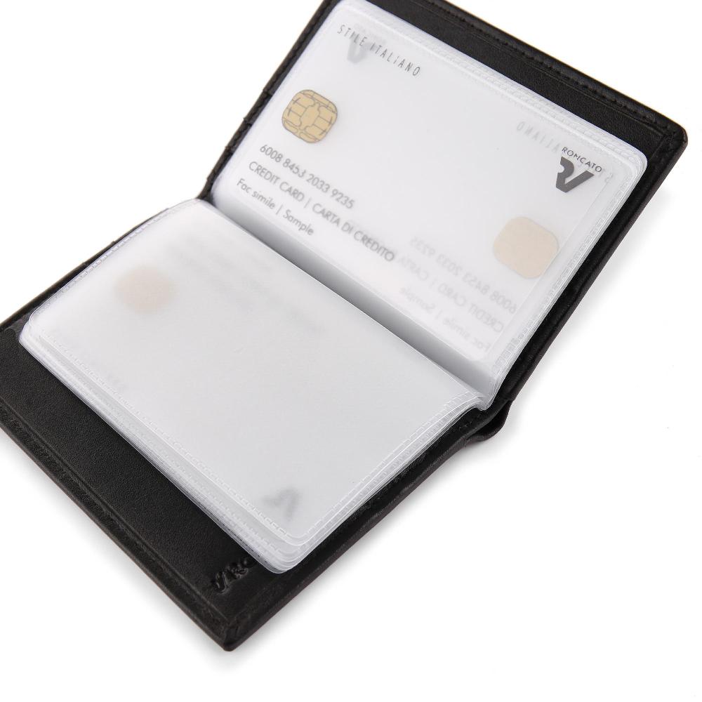 Roncato Porta Carte Di Credito Pascal Nero Negozio Online Roncato