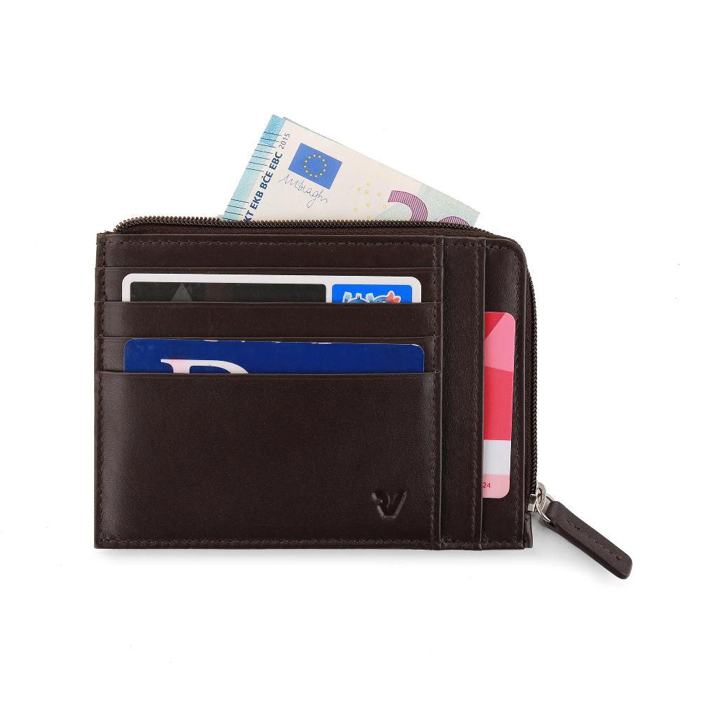 Roncato Porta Carte Di Credito Pascal Testa Di Moro Negozio Online Roncato