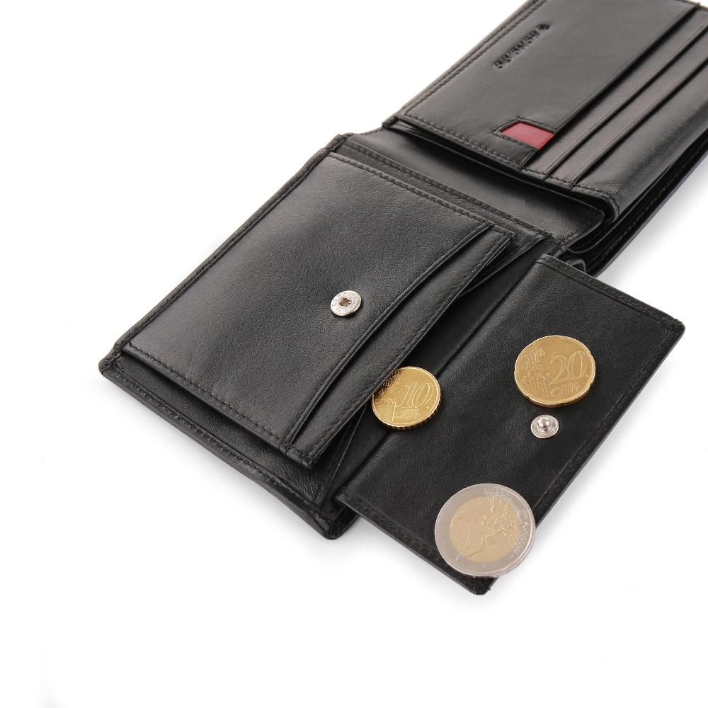 Roncato Portafoglio Con Portamonete Pascal Nero Negozio Online Roncato