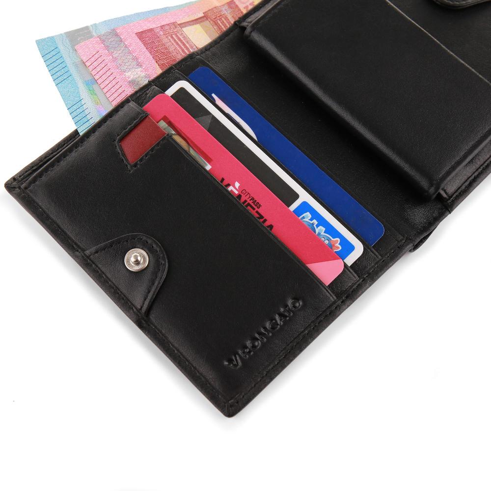 Roncato Portafoglio Con Portamonete Pascal Nero Negozio Online Roncato