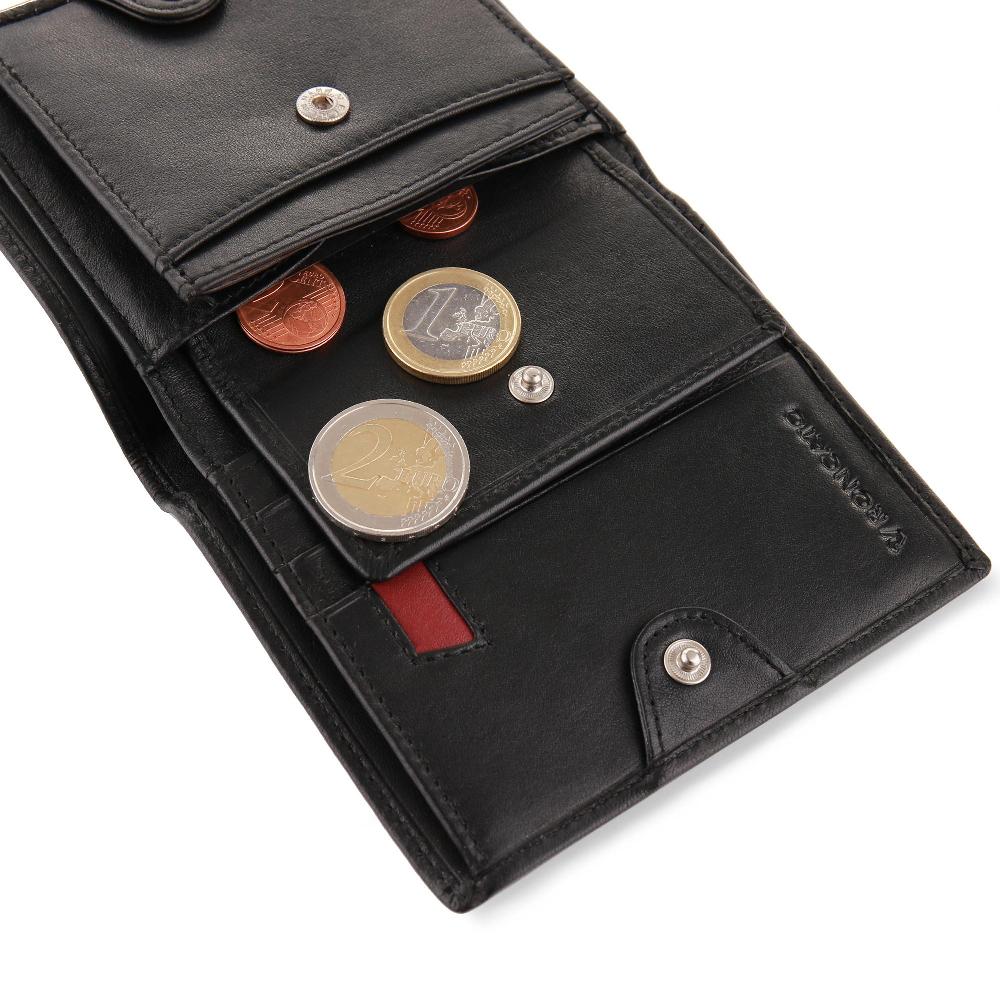 Roncato Portafoglio Con Portamonete Pascal Nero Negozio Online Roncato