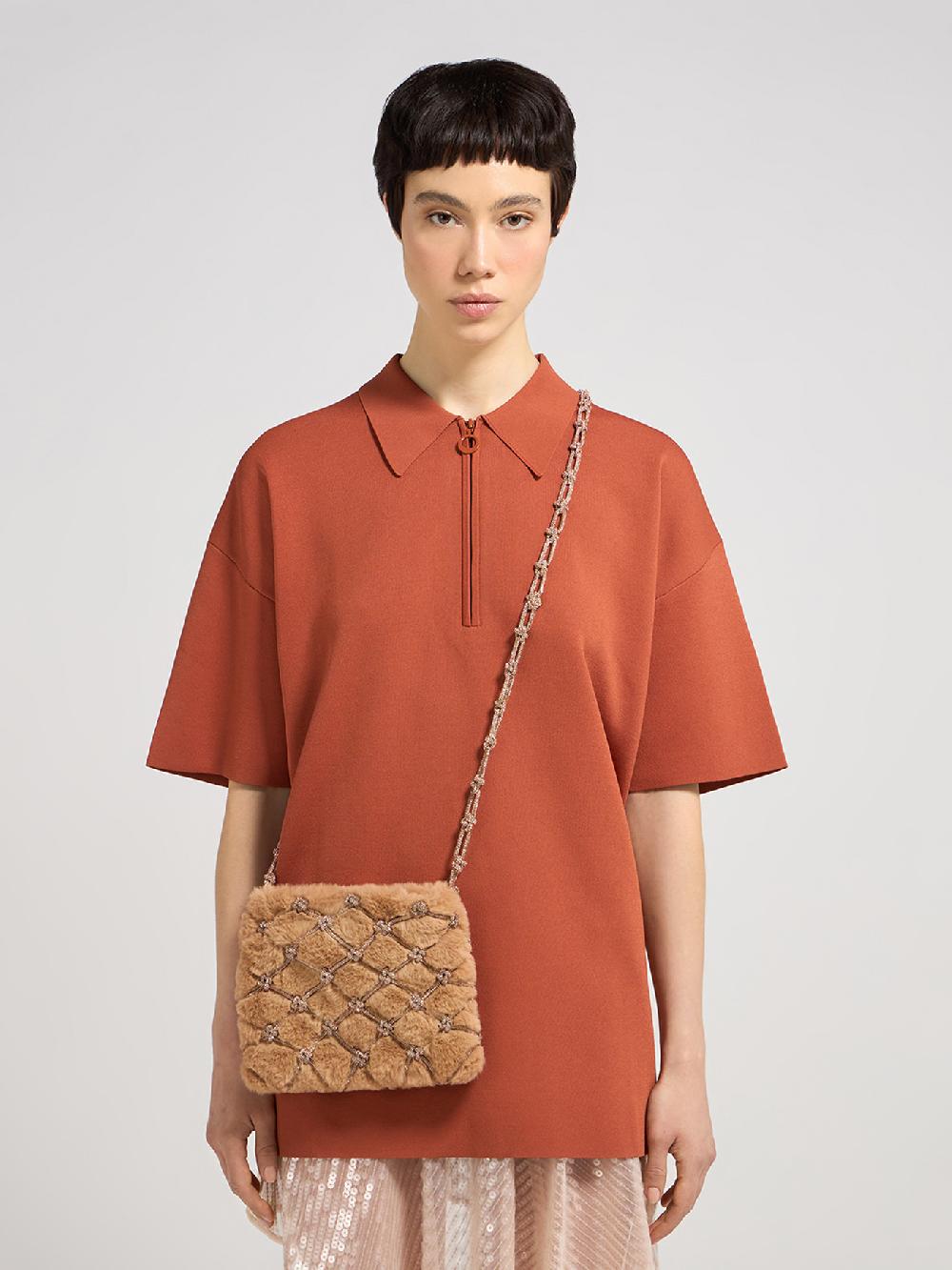 Rosantica Fluffy Flat Brown