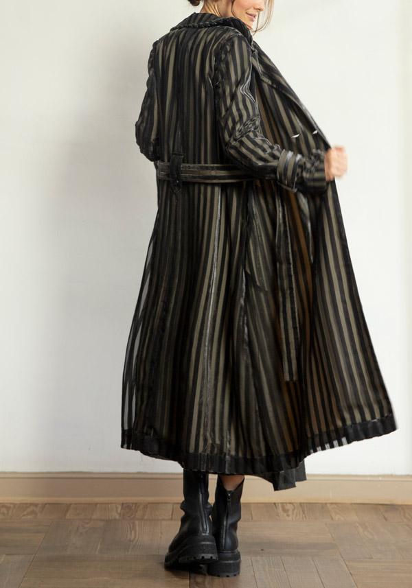 Rose & Lini A TENTATIVE ATELIER COTTON “JOSEPH” OLIVE COAT