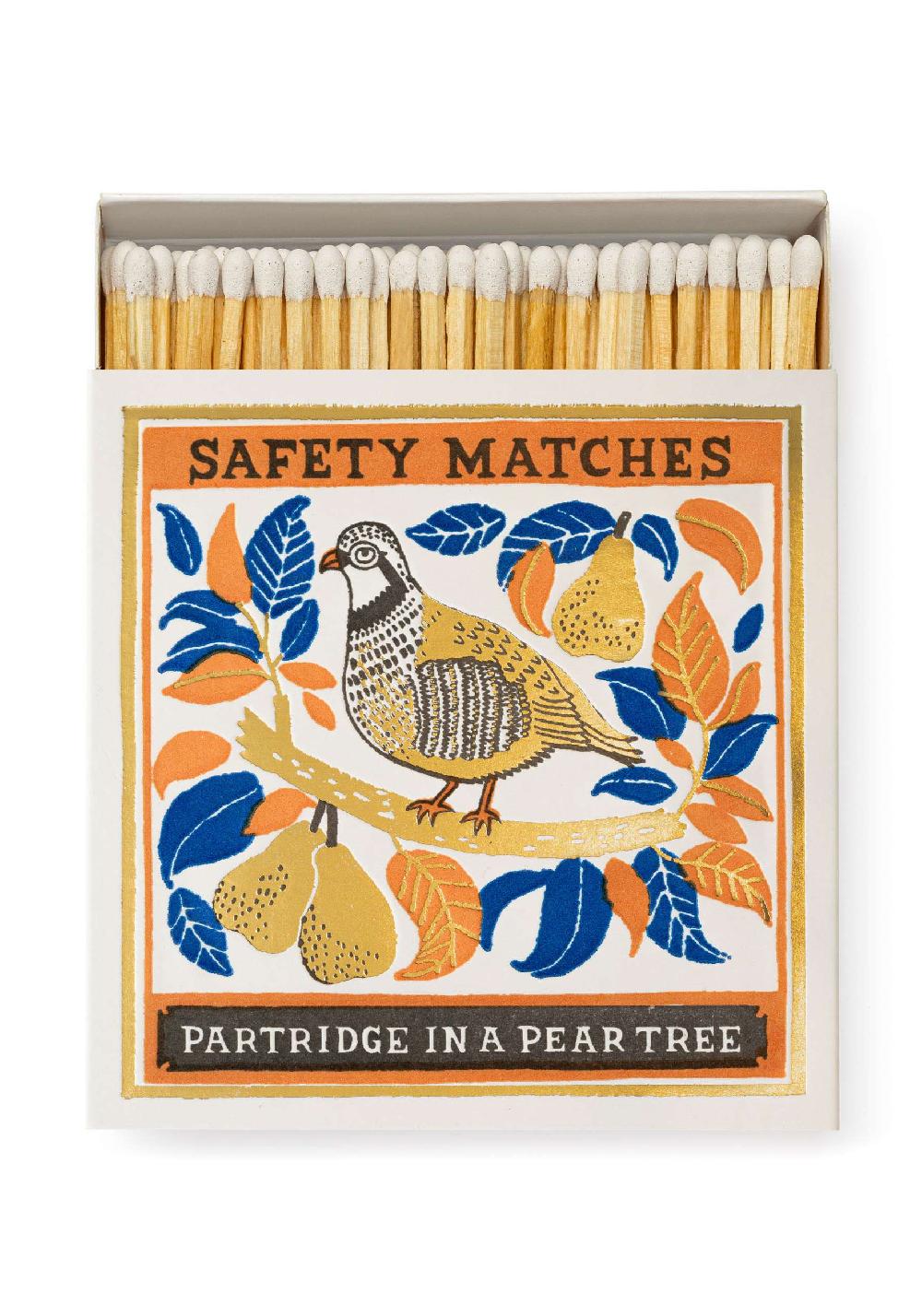 Rose & Lini ARCHIVIST “PARTRIDGE IN A PEAR TREE” SAFETY MATCHES