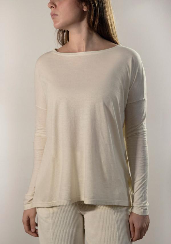 Rose & Lini BARBARA TANI COTTON & CASHMERE “TSHIRT 2001 CCL” FARINA