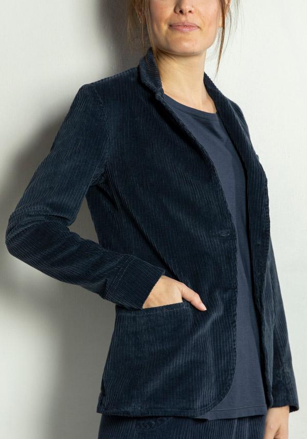 Rose & Lini BARBARA TANI COTTON “JACKET 705 V03” CORDUROY LAVAGNA