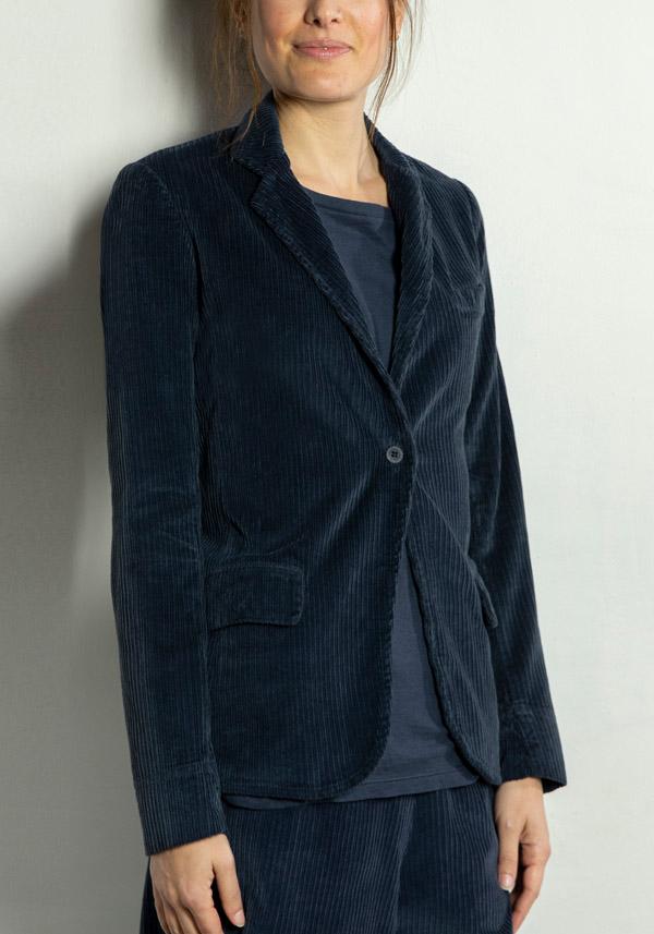 Rose & Lini BARBARA TANI COTTON “JACKET 705 V03” CORDUROY LAVAGNA