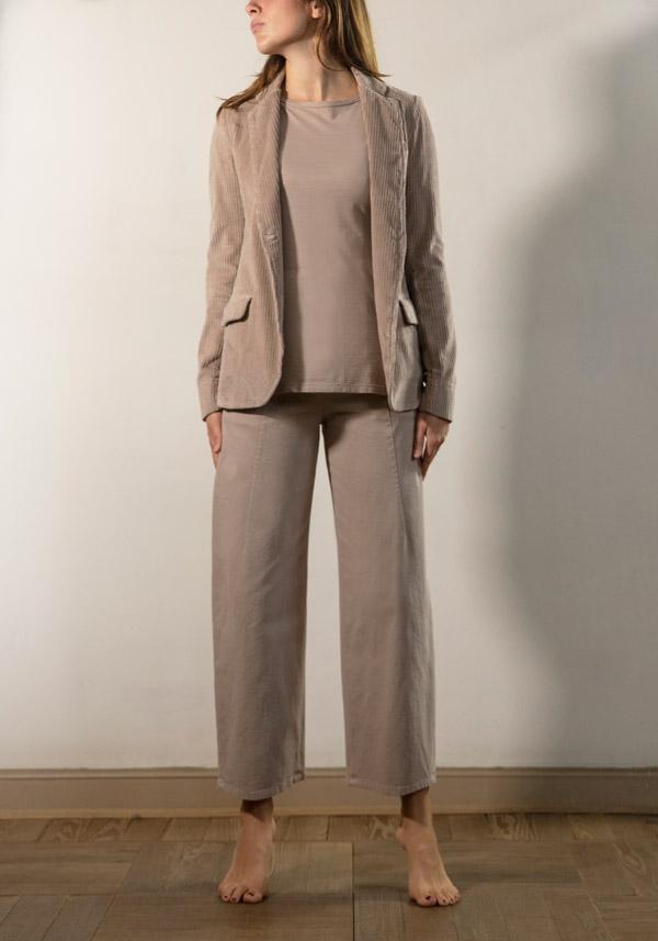 Rose & Lini BARBARA TANI COTTON “JACKET 705 V03” CORDUROY PETALO