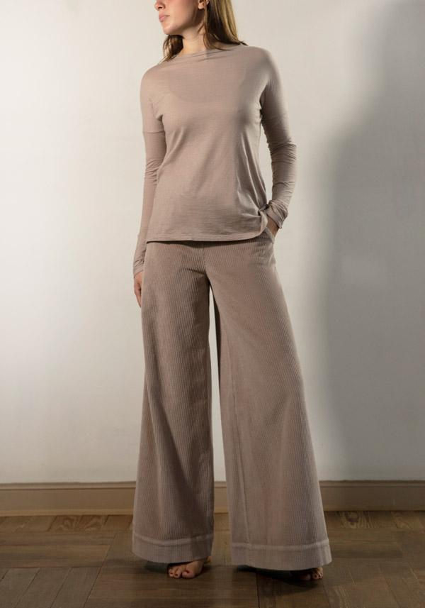 Rose & Lini BARBARA TANI COTTON “PANTS 457 V03” CORDUROY PETALO