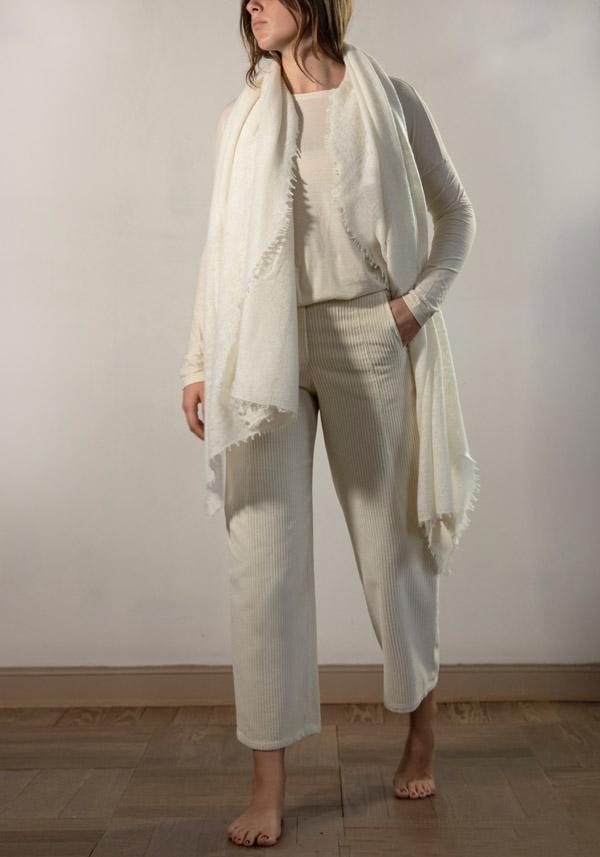 Rose & Lini BARBARA TANI “PANTS 462 V03” CORDUROY FARINA