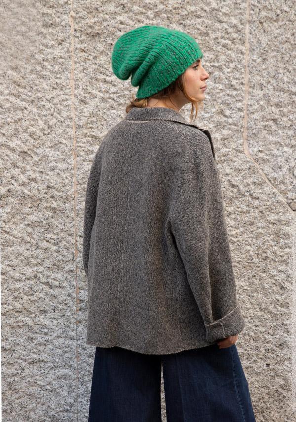 Rose & Lini BOBOUTIC WOOL & CASHMERE JACKET “4757” BLACK & CREAM