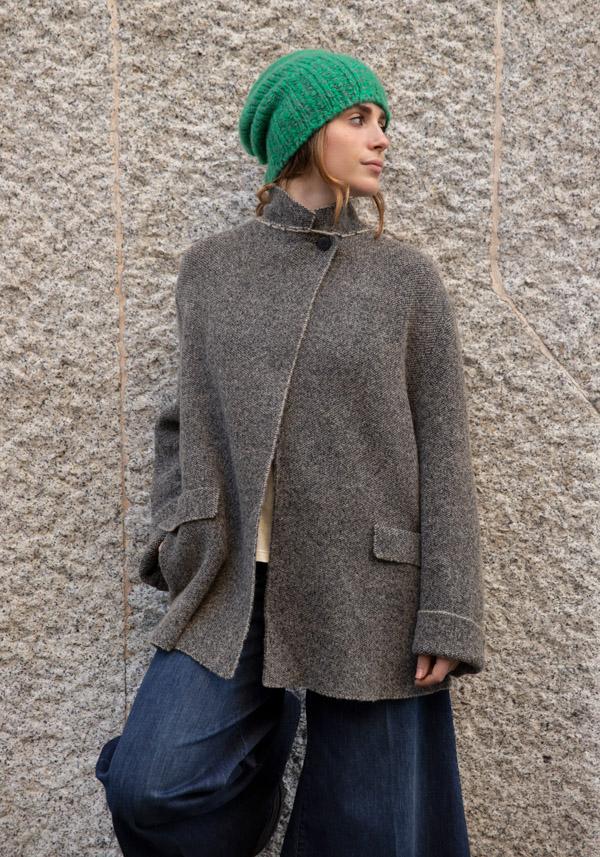 Rose & Lini BOBOUTIC WOOL & CASHMERE JACKET “4757” BLACK & CREAM