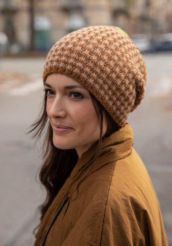 Rose & Lini DANIELAPI CASHMERE “ROYAL HAT MIX STRIPES” BEIGE