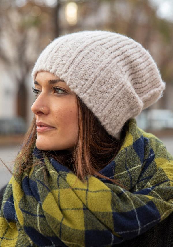 Rose & Lini DANIELAPI CASHMERE & SILK “IGLOO” DUST BEANIE