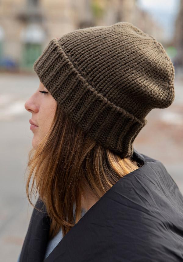 Rose & Lini DANIELAPI MERINO’S WOOL “RASATO” CAMO BEANIE