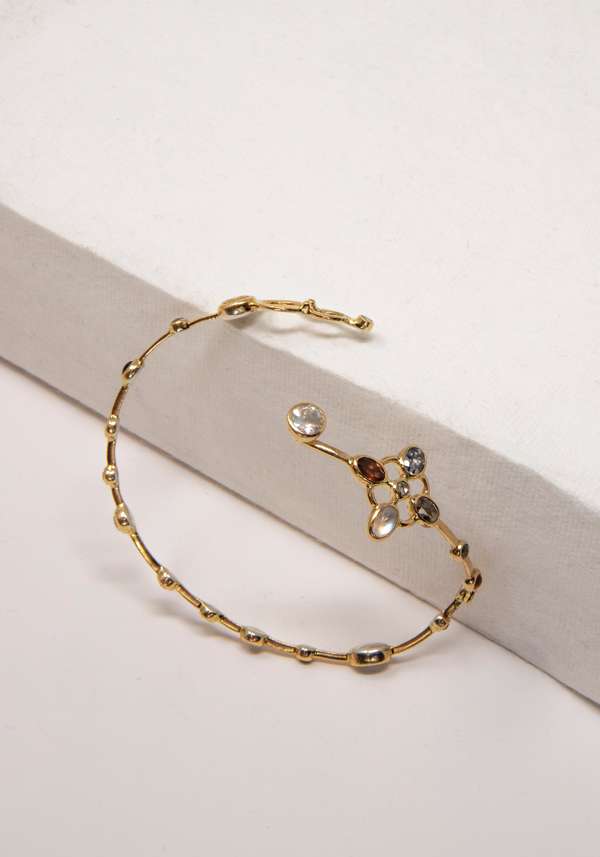 Rose & Lini DORETTE GOLD STUDDED “JARDINAGE BRACELET” #1