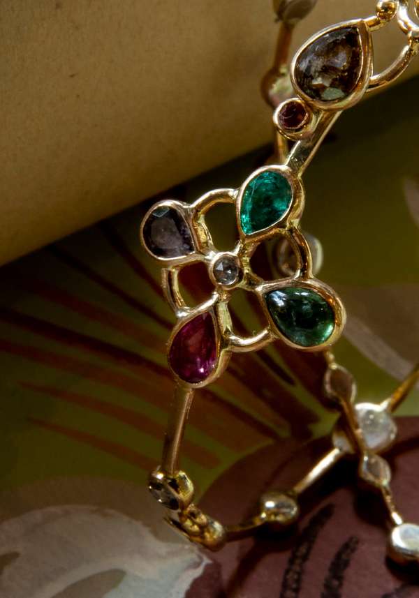 Rose & Lini DORETTE GOLD STUDDED “JARDINAGE BRACELET” #2