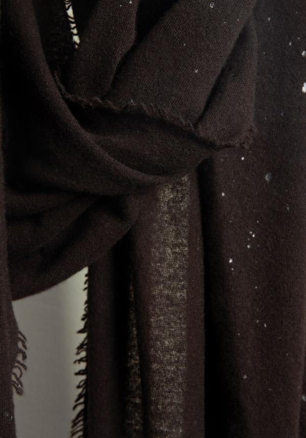 Rose & Lini FALIERO SARTI CASHMERE “ARIEL” ESPRESSO STOLE