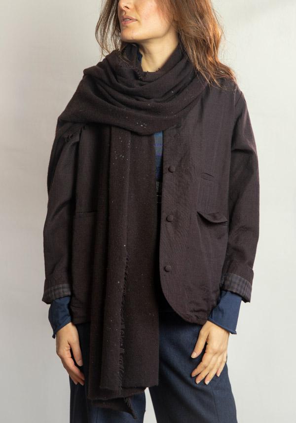 Rose & Lini FALIERO SARTI CASHMERE “ARIEL” ESPRESSO STOLE
