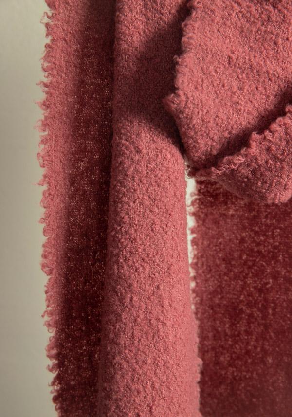 Rose & Lini FALIERO SARTI WOOL & CASHMERE “ALEXINA” HOT PINK SCARF