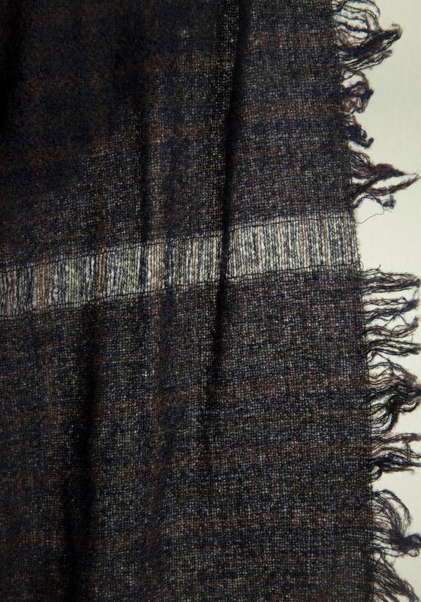 Rose & Lini FALIERO SARTI WOOL & CASHMERE “PERRISON” BLUE SCARF