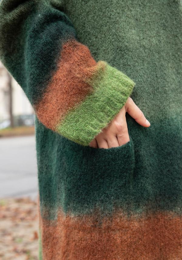 Rose & Lini FISSORE CASHMERE “MARIANNE 3” KAKI LONG CARDIGAN