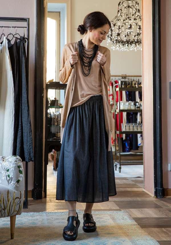 Rose & Lini GIORGIO BRATO CAMEL SUEDE LEATHER “CARDIGAN OVER”