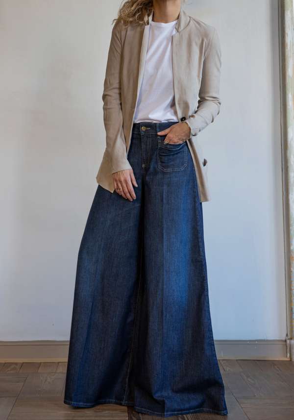 Rose & Lini GIORGIO BRATO SHELL SUEDE LEATHER “BLAZER STRETCH”