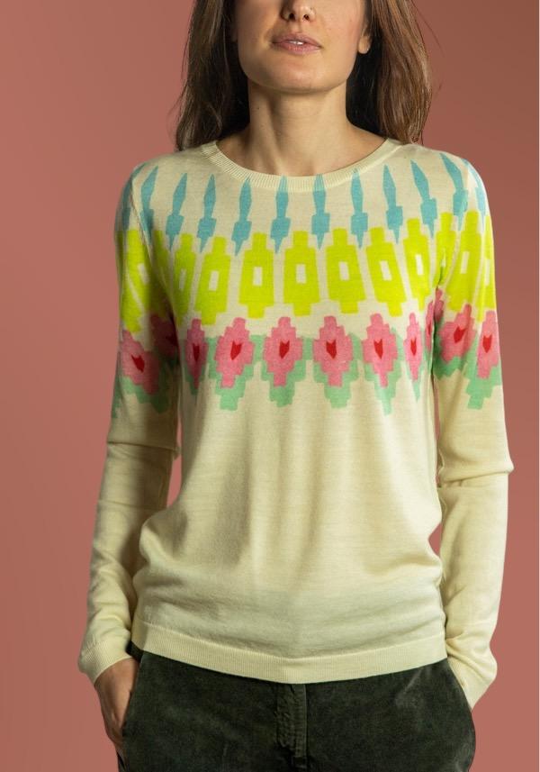 Rose & Lini IN BED WITH YOU WOOL “BARCHETTA 04” BANANA SWEATER