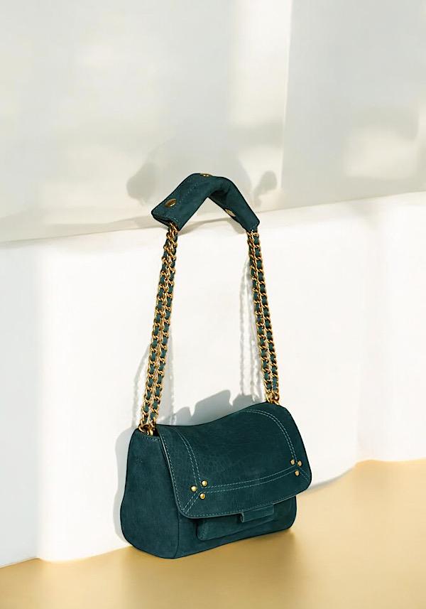 Rose & Lini JÉRÔME DREYFUSS “LULU S” IMPRIMÈ CROCO CANARD BAG