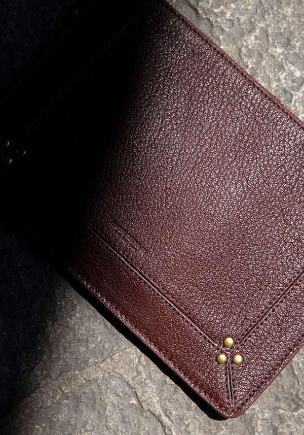 Rose & Lini JÉRÔME DREYFUSS “POPOCHE M” BORDEAUX GRAIN POUCH