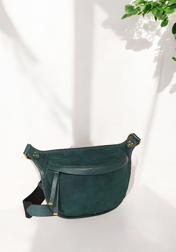 Rose & Lini JÉRÔME DREYFUSS “STAN BANANE” IMPRIMÈ CROCO CANARD BAG