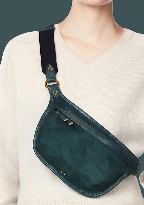 Rose & Lini JÉRÔME DREYFUSS “STAN BANANE” IMPRIMÈ CROCO CANARD BAG