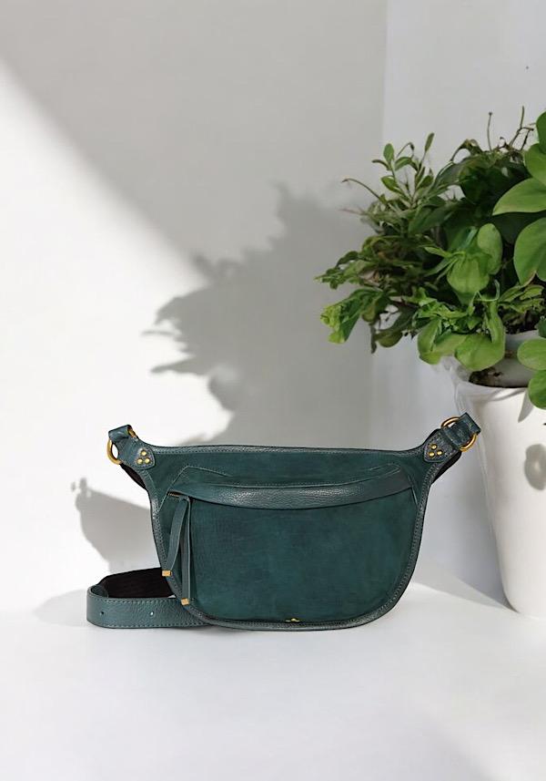 Rose & Lini JÉRÔME DREYFUSS “STAN BANANE” IMPRIMÈ CROCO CANARD BAG