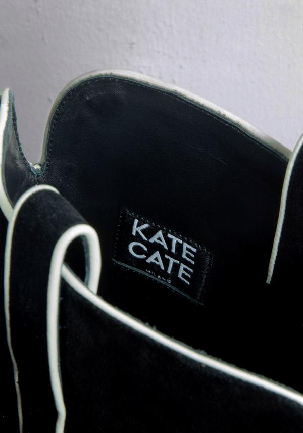 Rose & Lini KATE CATE SUEDE LEATHER “STELLA ROCK” BLACK BOOTS
