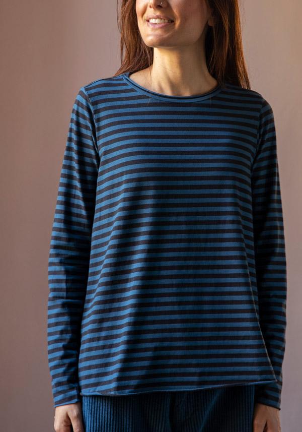 Rose & Lini LABO ART COTTON “JEPPE” ALASKA STRIPED T-SHIRT