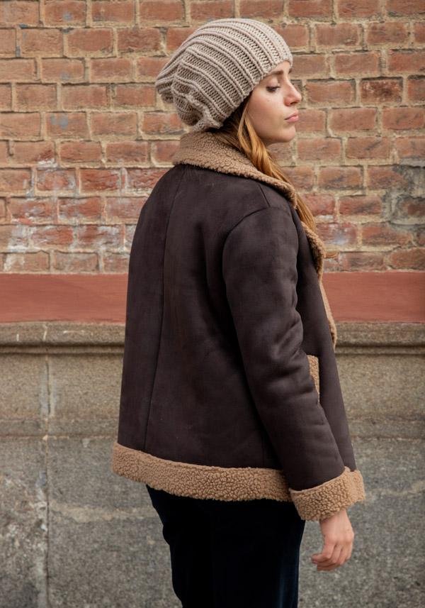 Rose & Lini LEON & LULU “CABAN 6 BUTTON” ESPRESSO & CREAM JACKET