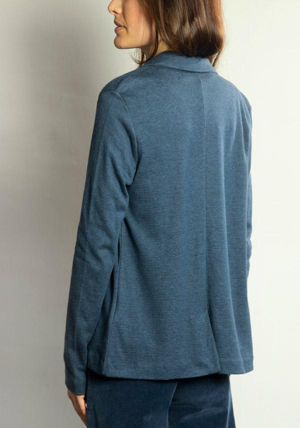 Rose & Lini MAJESTIC COTTON & CASHMERE “VESTE 167” ENCRE JACKET