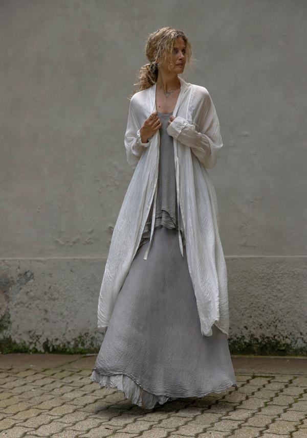 Rose & Lini MARC LE BIHAN SILK CRAIE WHITE “IMPER 2300” LONG JACKET