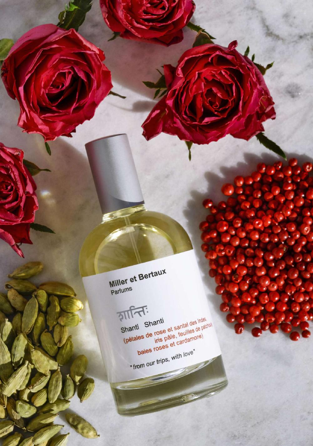 Rose & Lini MILLER ET BERTAUX “SHANTI SHANTI” EAU DE PARFUM