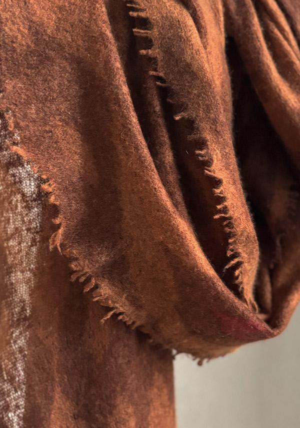 Rose & Lini MIRROR IN THE SKY CASHMERE “OPEN KNITTED PRINT” COB & WILLOW SCARF