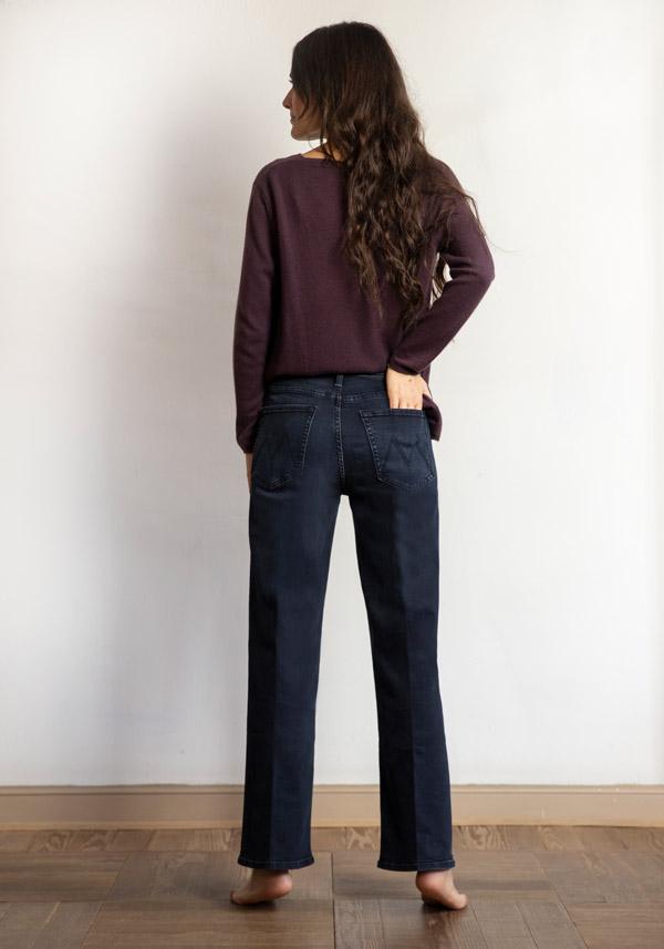Rose & Lini MOTHER DENIM “MID RISE RAMBLER” NIGHT BLUE JEANS