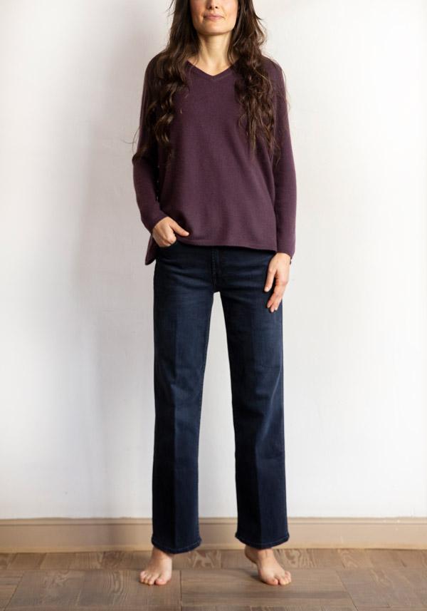 Rose & Lini MOTHER DENIM “MID RISE RAMBLER” NIGHT BLUE JEANS