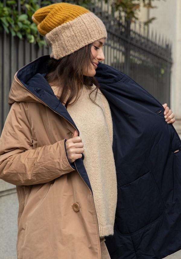 Rose & Lini OOF WEAR REVERSIBLE “JACKET 9410” BLUE & BEIGE