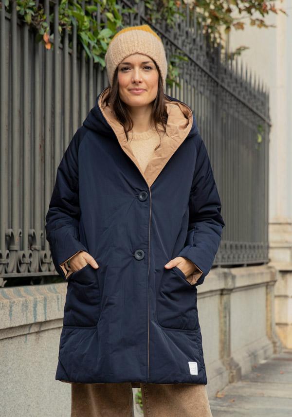 Rose & Lini OOF WEAR REVERSIBLE “JACKET 9410” BLUE & BEIGE